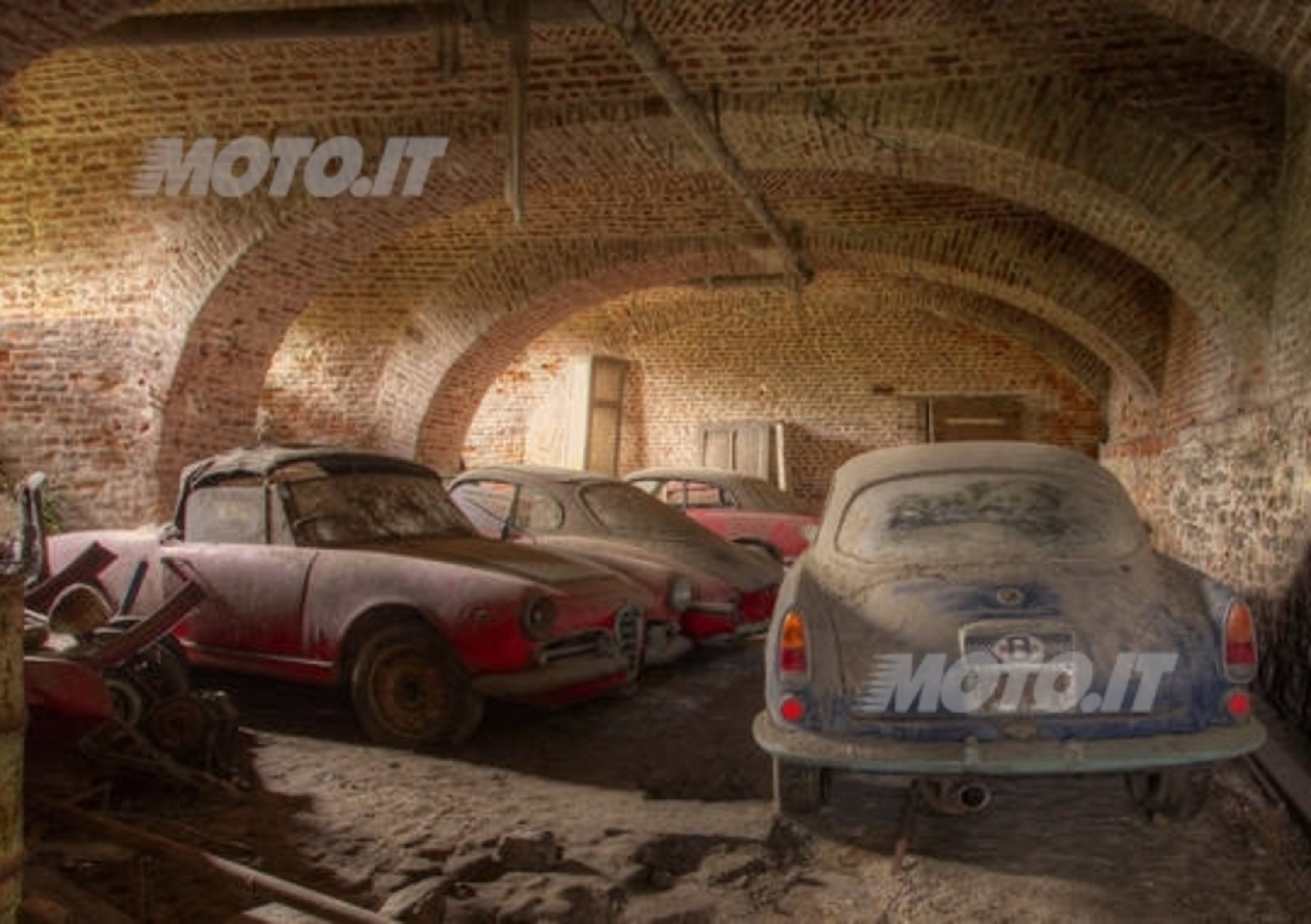 Alfa Romeo: rinvenuti sei esemplari da collezione in un castello abbandonato