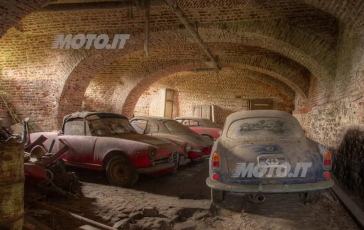 Alfa Romeo: rinvenuti sei esemplari da collezione in un castello abbandonato