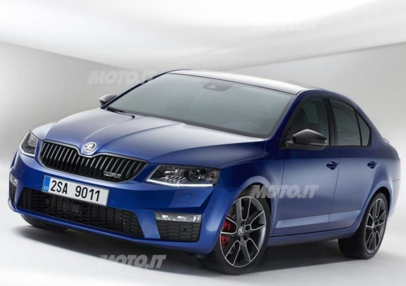 Skoda Octavia RS: le prime immagini