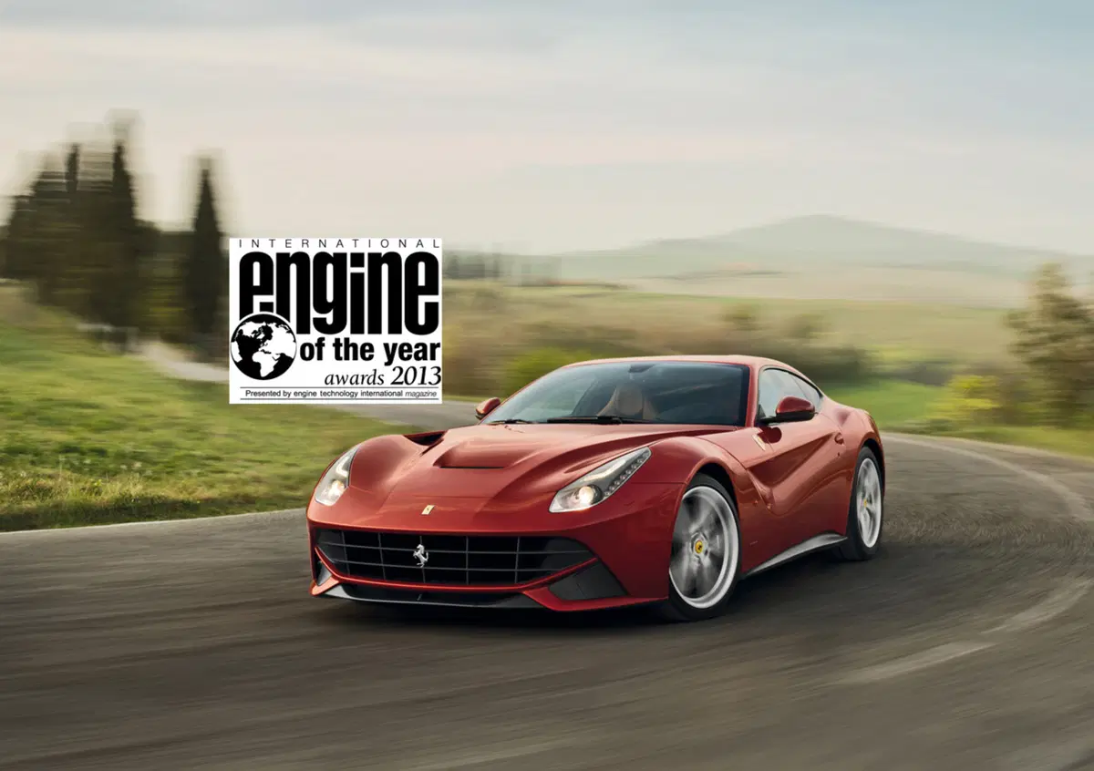 Ferrari F12berlinetta premiata agli "International Engine of the Year Awards 2013"