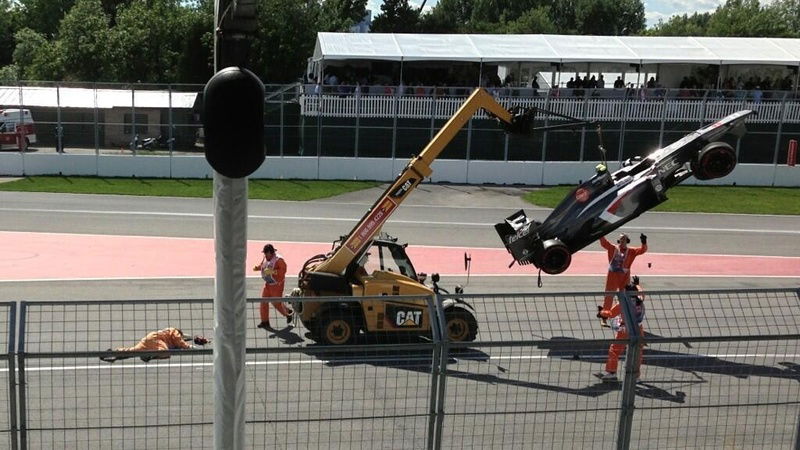 F1 GP Canada 2013: muore un commissario nel recupero della Sauber