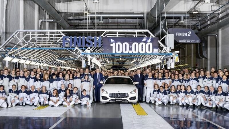 Maserati: a Grugliasco prodotte 100.000 vetture
