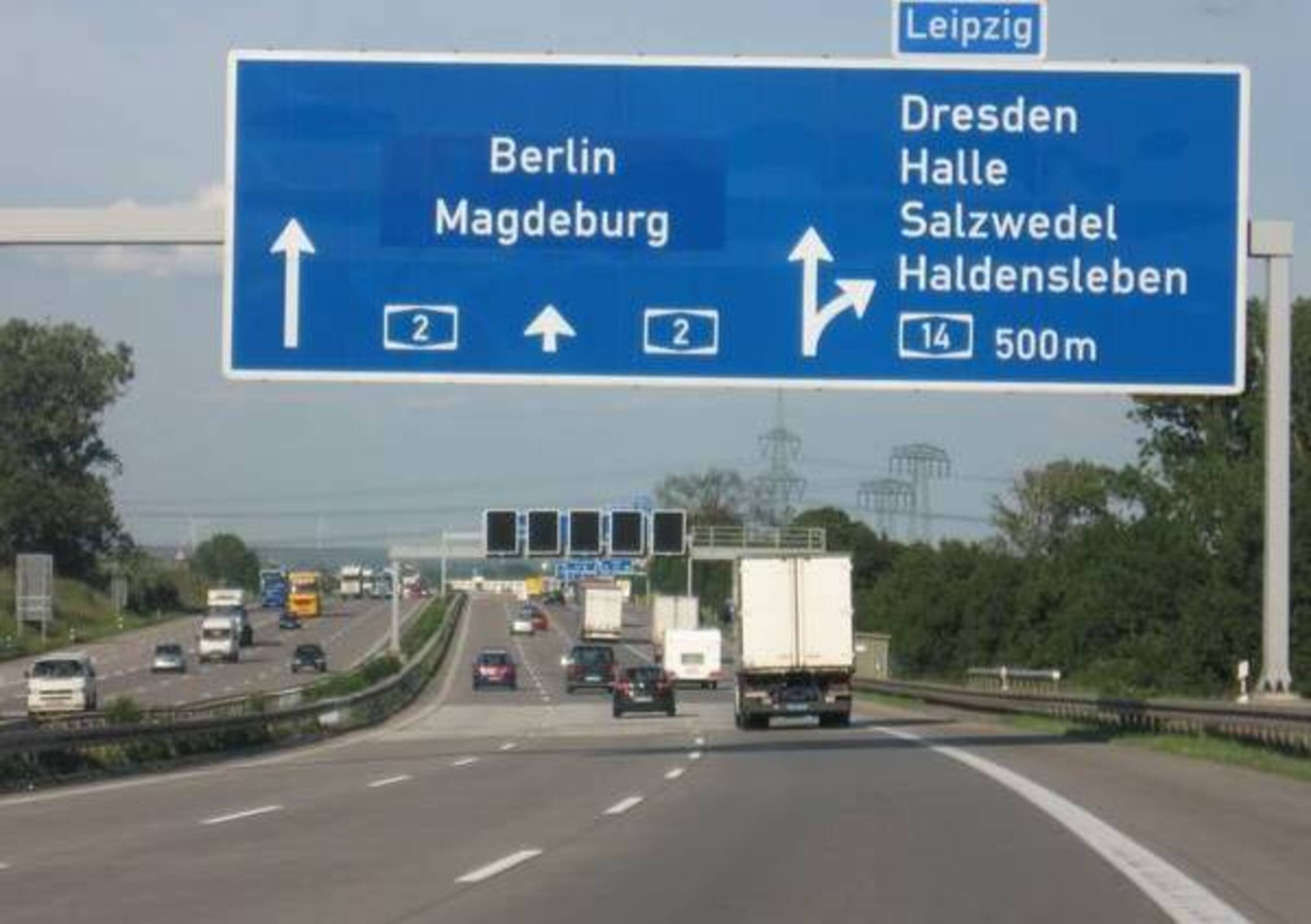 Germania, autostrade a pagamento dall&#039;autunno del 2017