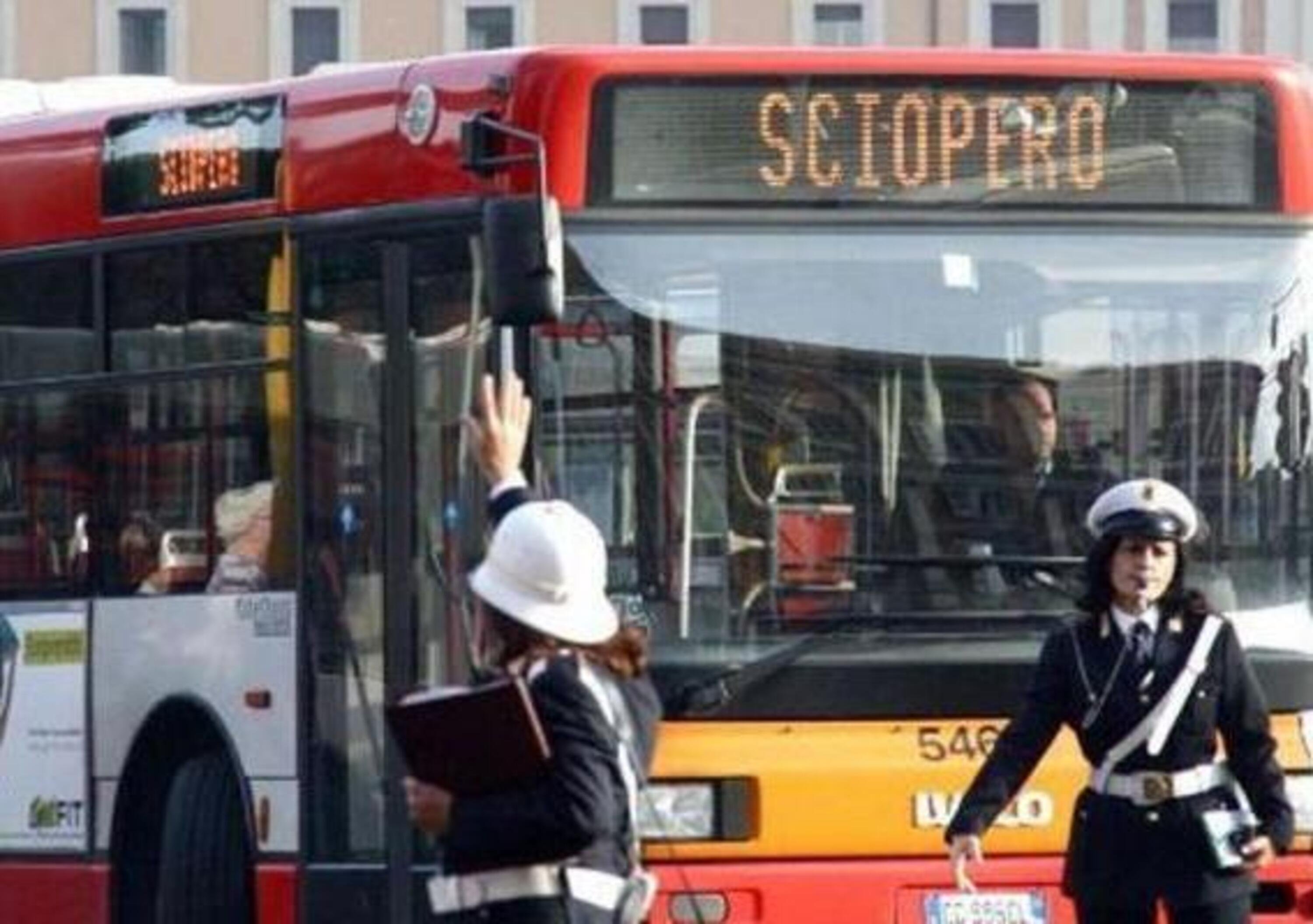 Roma: sciopero dei mezzi pubblici luned&igrave; 8 luglio