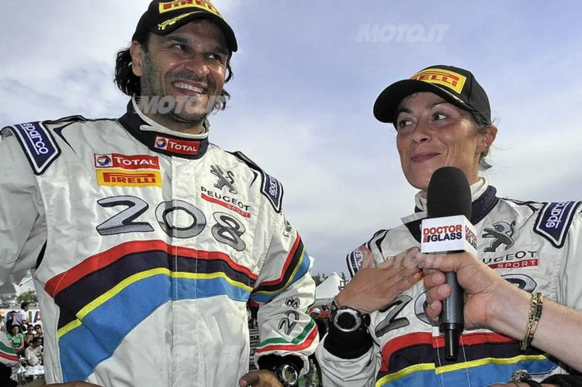 CIR 2013. Costa Smeralda. Paolo Andreucci, Anna Andreussi  e Peugeot 207 S2000 Overall (2)