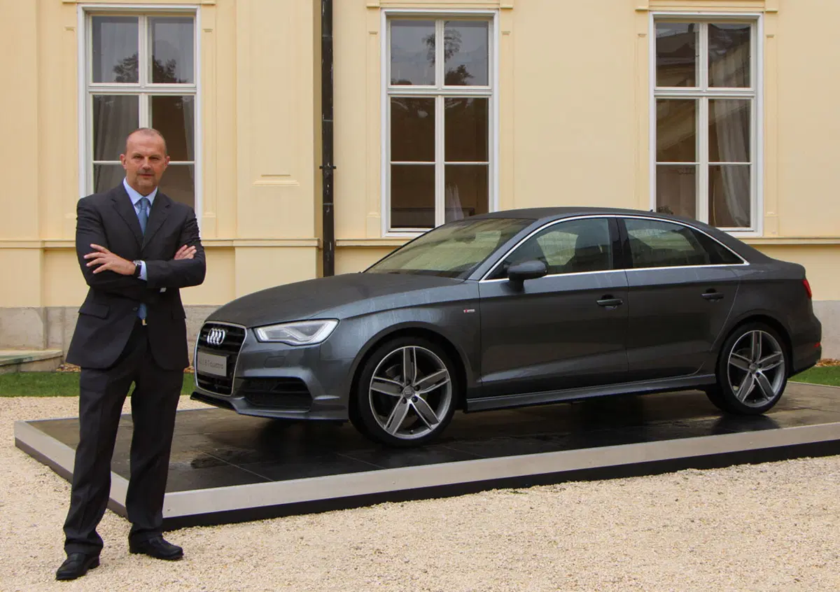 Fabrizio Longo: &laquo;L'Audi A3 Sedan potrebbe stupire anche in Italia&raquo;