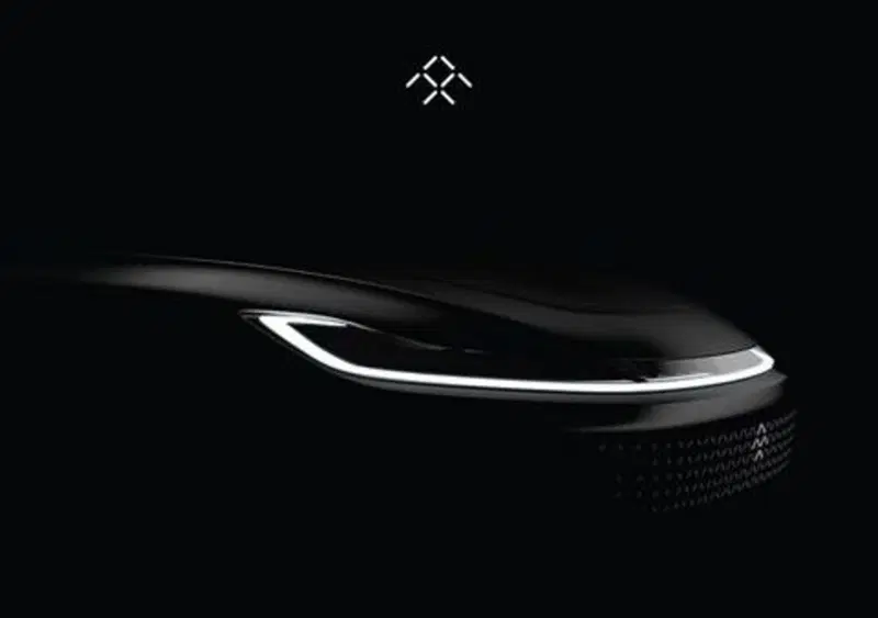 Faraday Future, ecco il teaser della vettura elettrica