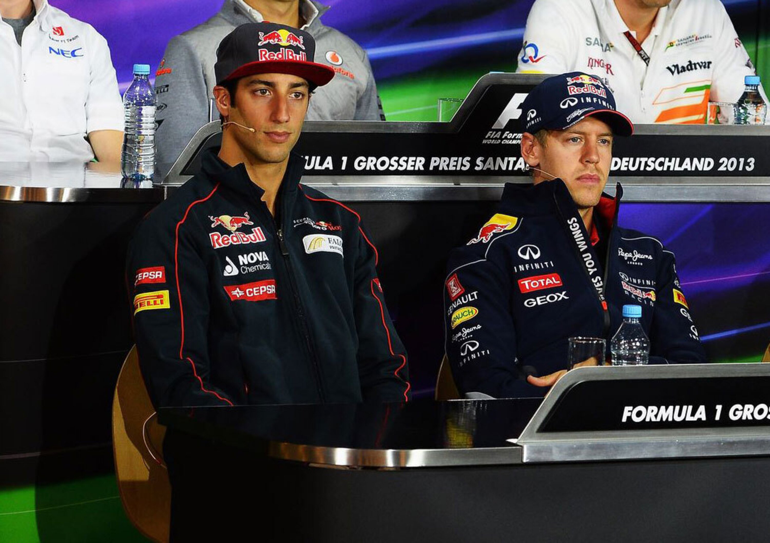 Vettel: &laquo;Ricciardo non mi dispiacerebbe come compagno di squadra&raquo;