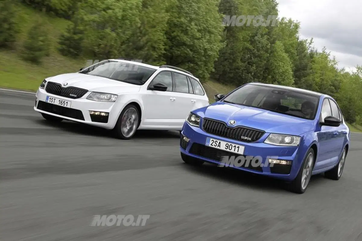 Skoda Octavia RS: tutte le immagini e le informazioni ufficiali