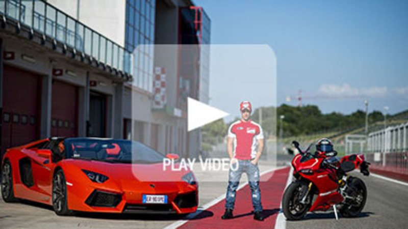 Una Ducati, una Lamborghini e un campione della MotoGP: ecco com&#039;&egrave; andata