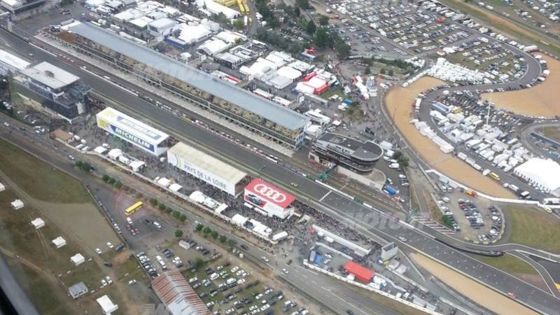 Le Mans 2013: in volo con l&rsquo;elicottero sul Circuit de La Sarthe - Video