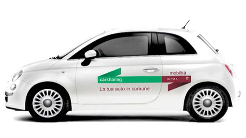 Roma: tariffe car sharing ridotte fino all&#039;8 settembre