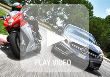 Mercedes A 45 AMG insieme alla MV Agusta F3. Ecco il video