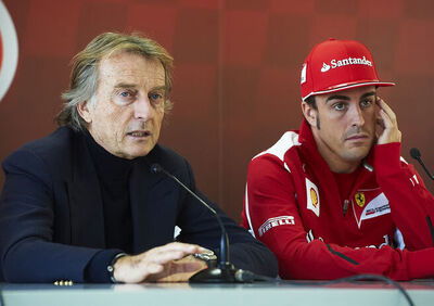 Montezemolo rimprovera Alonso ma chiede alla squadra una Ferrari competitiva