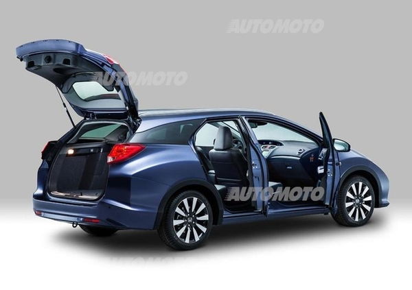 Honda Civic Tourer: prime immagini ufficiali