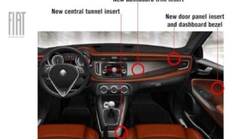 Alfa Romeo Giulietta: nuovi interni in vista di Francoforte