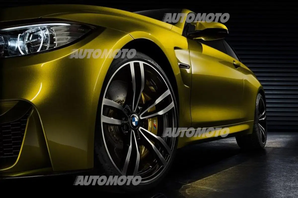 BMW M4 Coupé concept: prime immagini ufficiali (7)