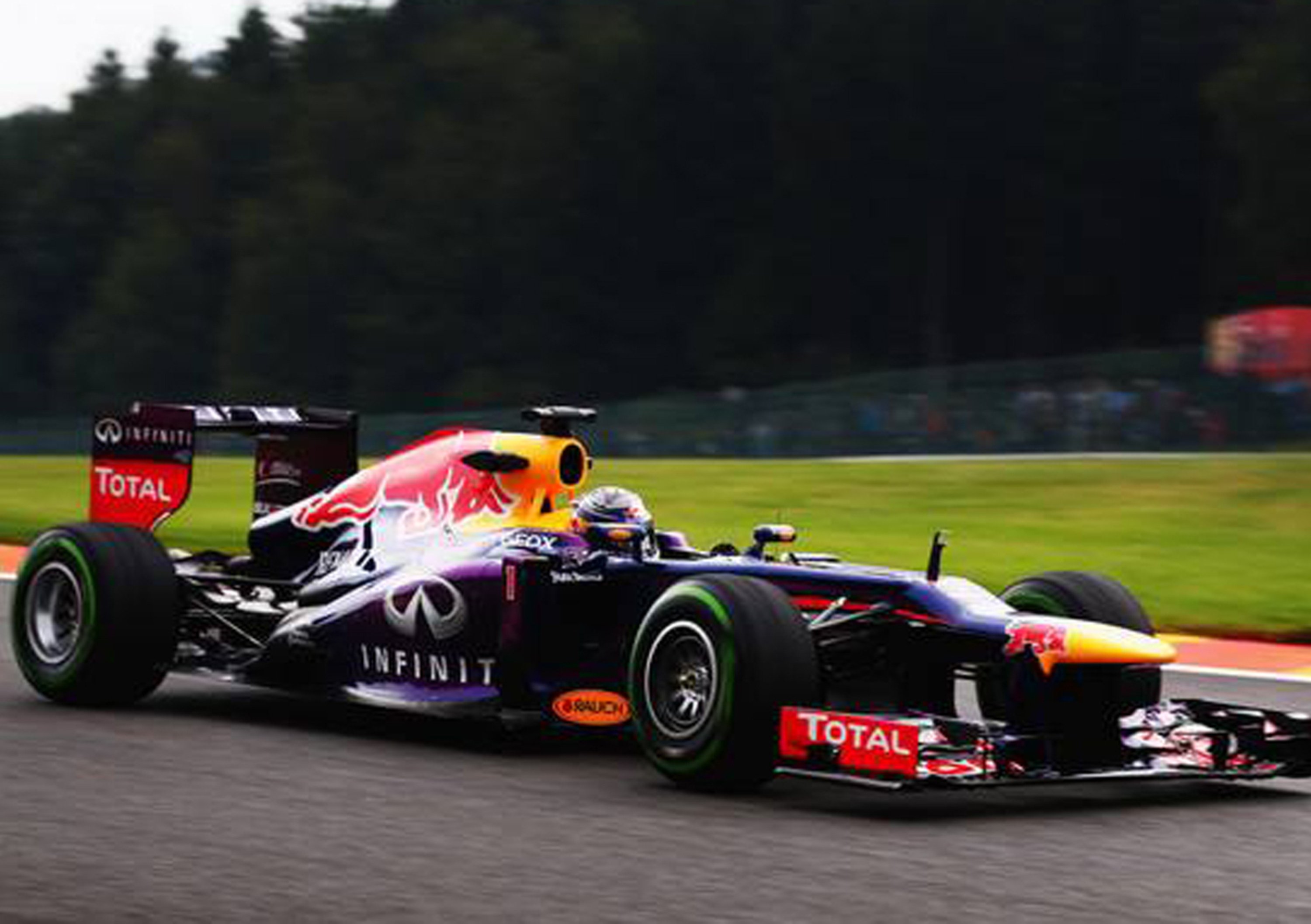 F1 Belgio 2013: Vettel domina la seconda sessione di libere a Spa