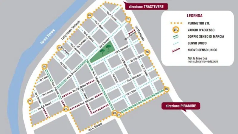 Roma: Ztl notturne, si riparte mercoled&igrave;. Venerd&igrave; 6 si accendono i varchi a Testaccio