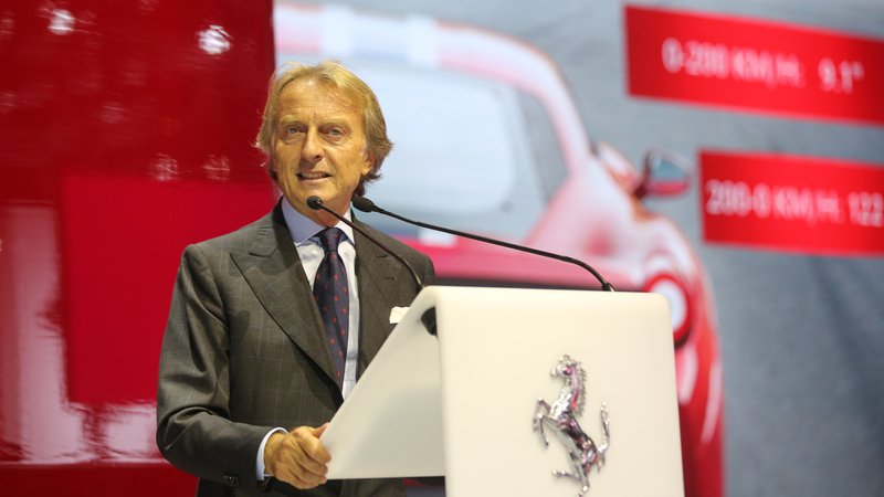 Ferrari: Montezemolo guider&agrave; la Rossa per altri 3 anni
