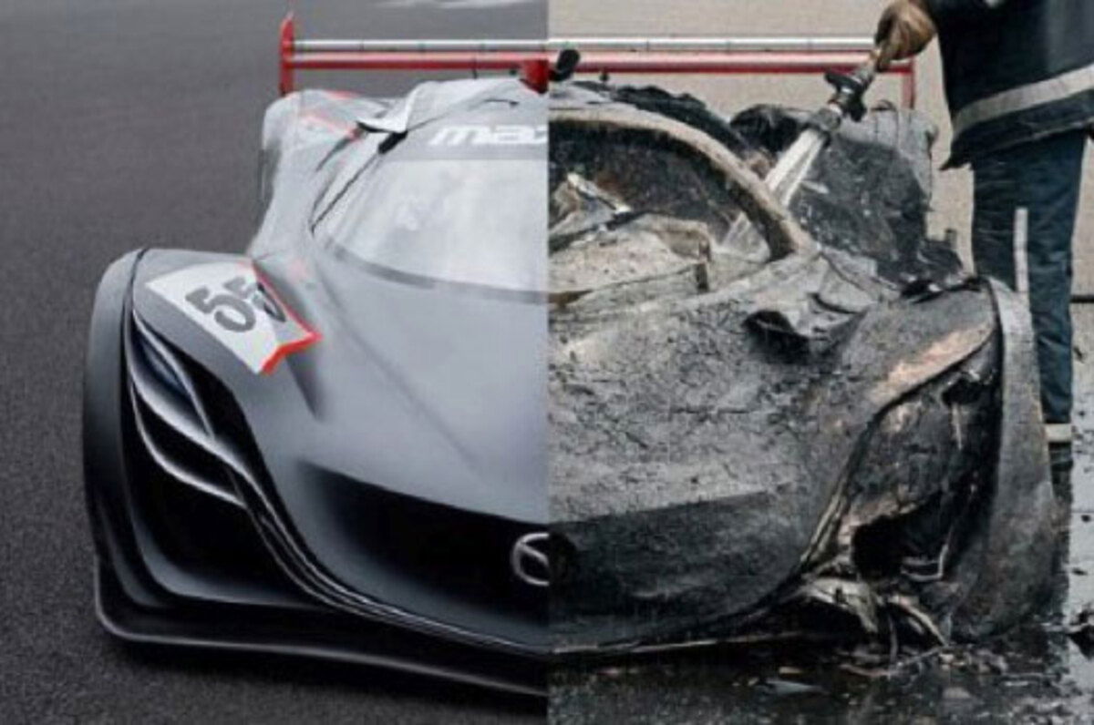 Mazda Furai concept in fiamme l'unico esemplare esistente News