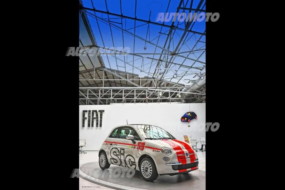 Fiat 500: un esemplare intitolato a Marco Simoncelli per il GP di Misano (2)