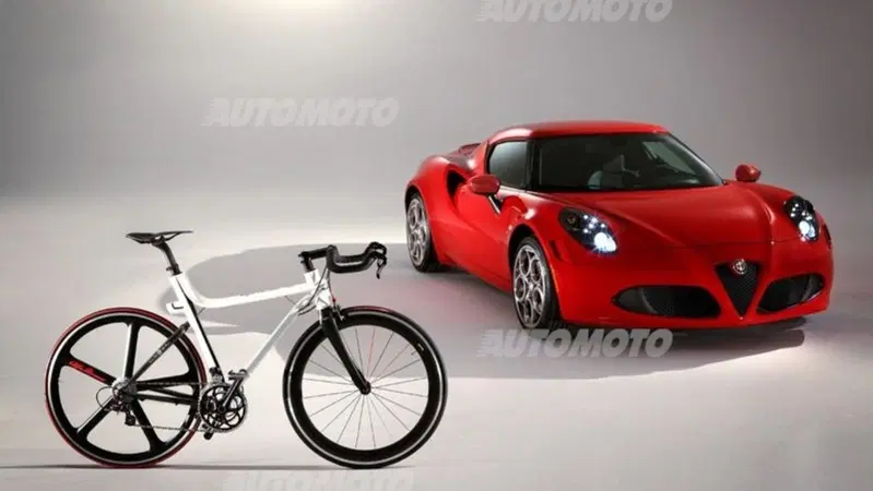 Bicicletta 4C IFD: una bici dedicata all'Alfa Romeo 4C