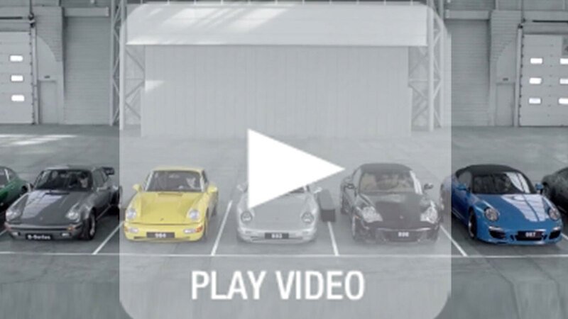 Porsche 911: le sette generazioni cantano &ldquo;Happy Birthday&rdquo; con il motore
