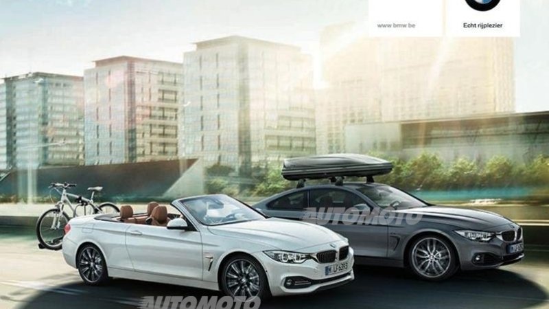 BMW Serie 4 Cabrio 2014: il web ne svela le prime immagini