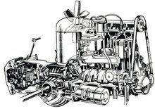 I motori tre cilindri a due tempi
