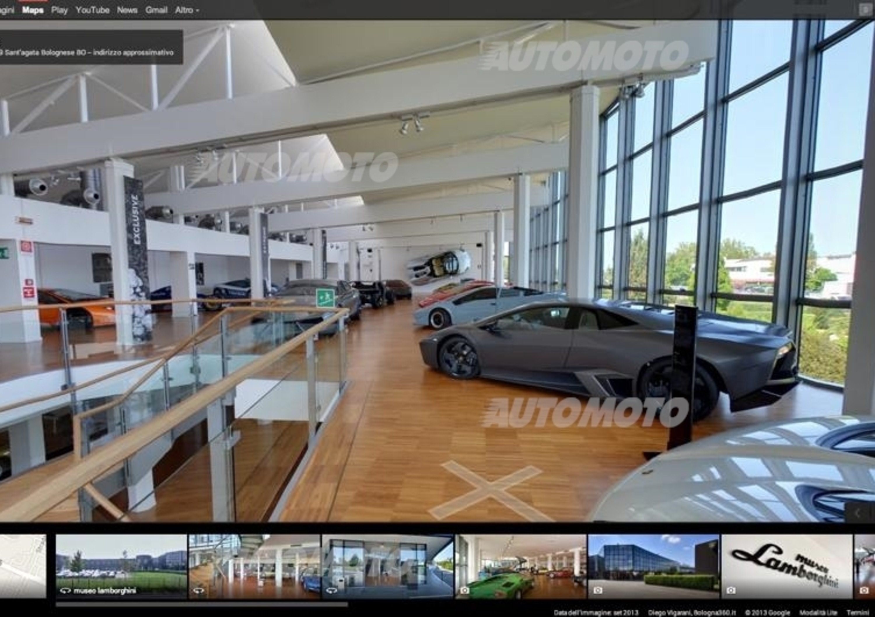 Lamborghini: il museo &egrave; ora visitabile anche con Google Street View