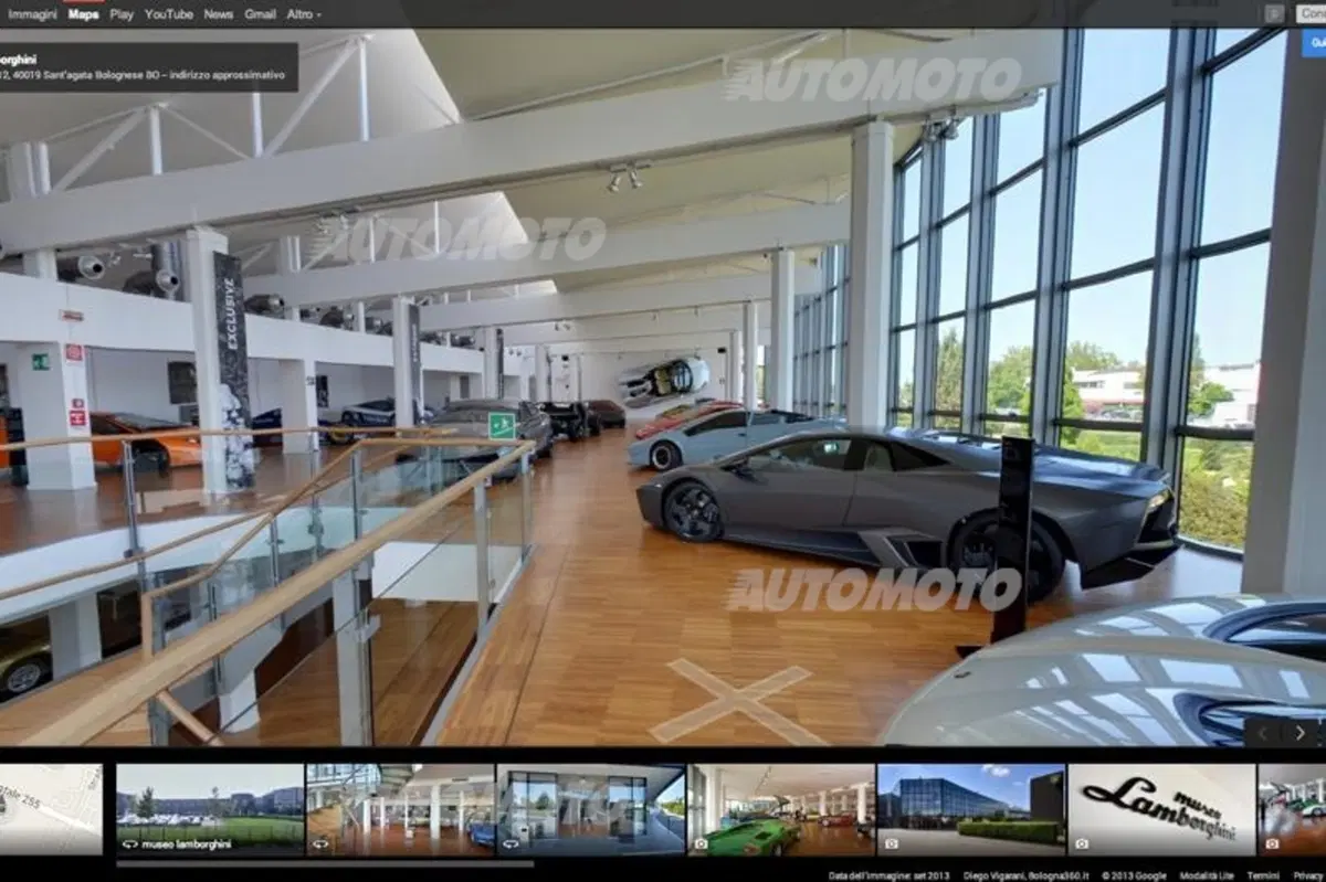 Lamborghini: il museo è ora visitabile anche con Google Street View