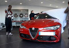 Un'Alfa Romeo Giulia Quadrifoglio per Balotelli