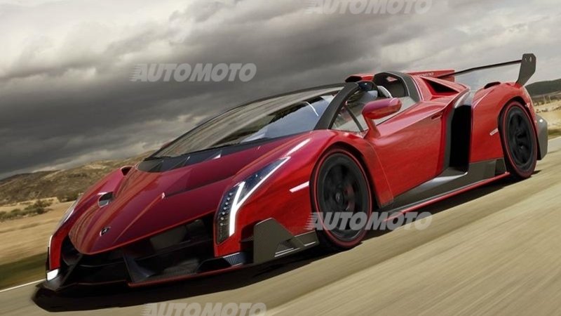 Lamborghini Veneno Roadster: perde il tetto ma rimane l&#039;efficienza aerodinamica