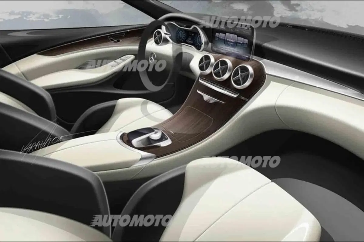 Nuova Mercedes-Benz Classe C: svelati gli interni (5)