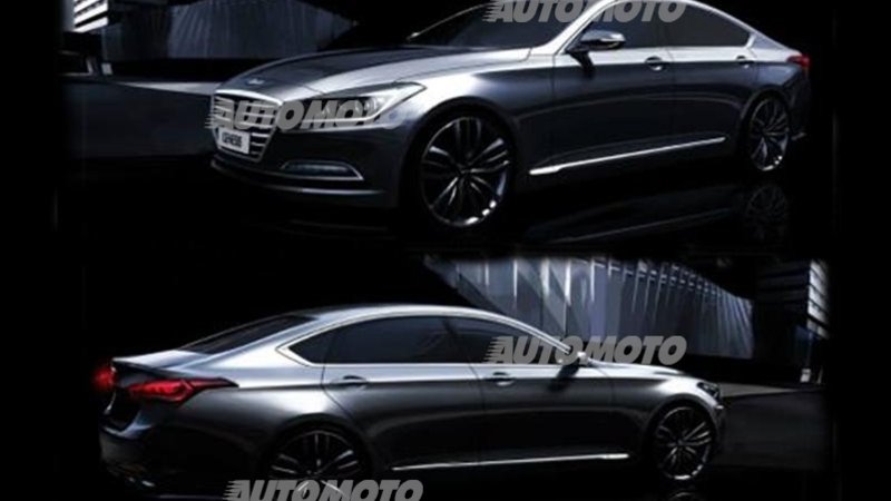 Nuova Hyundai Genesis: prime immagini ufficiali