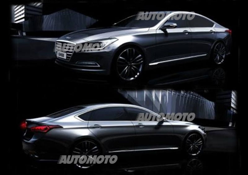 Nuova Hyundai Genesis: prime immagini ufficiali