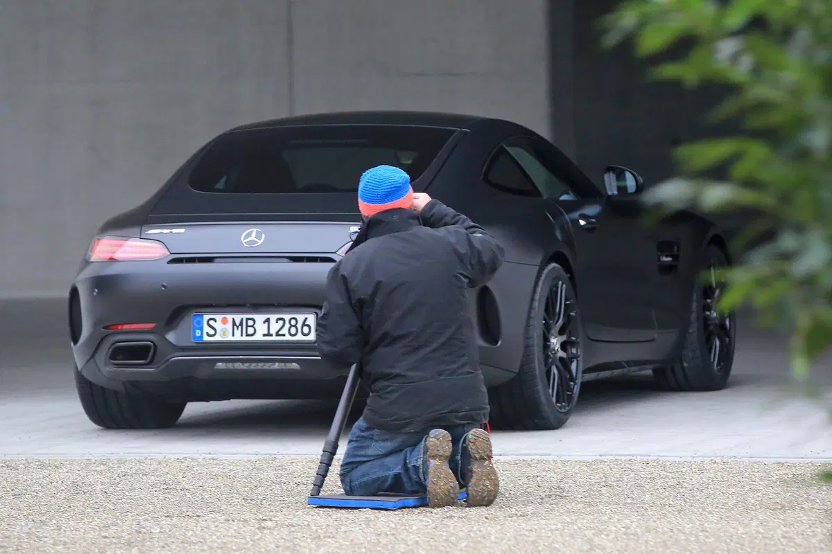 Mercedes AMG GT C Coupé, le foto spia (4)