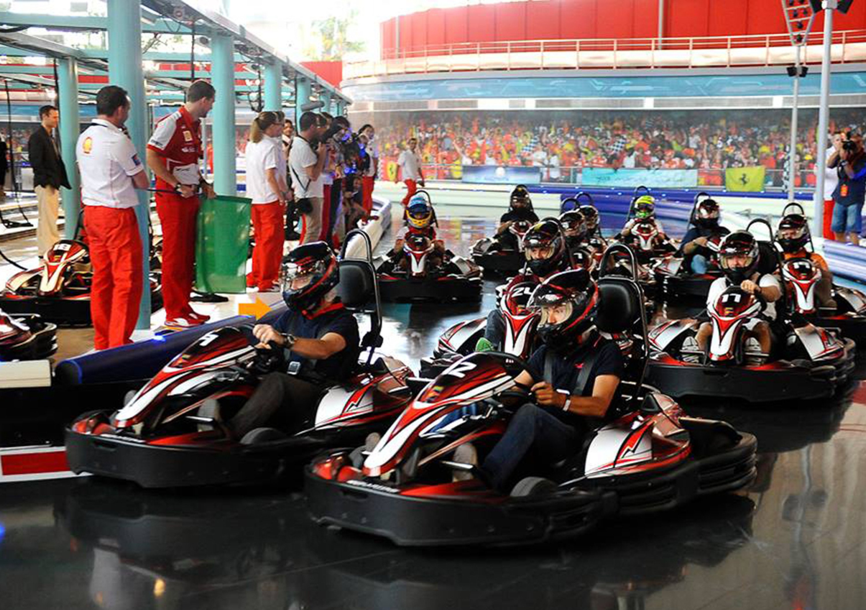 Formula 1: la sfida di go-kart tra il nostro inviato, Alonso e Massa. Ecco com&#039;&egrave; andata