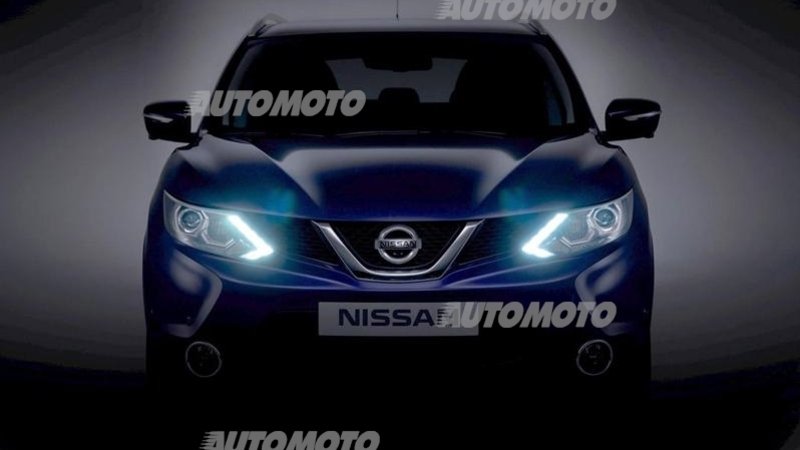 Nuova Nissan Qashqai: svelato il frontale