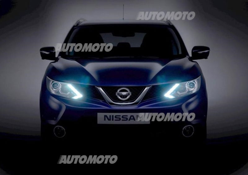 Nuova Nissan Qashqai: svelato il frontale