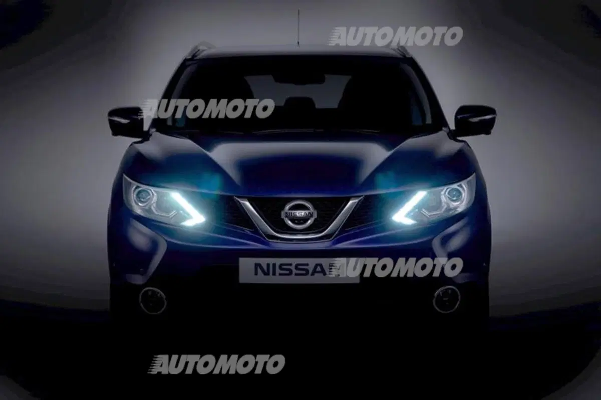 Nuova Nissan Qashqai: svelato il frontale