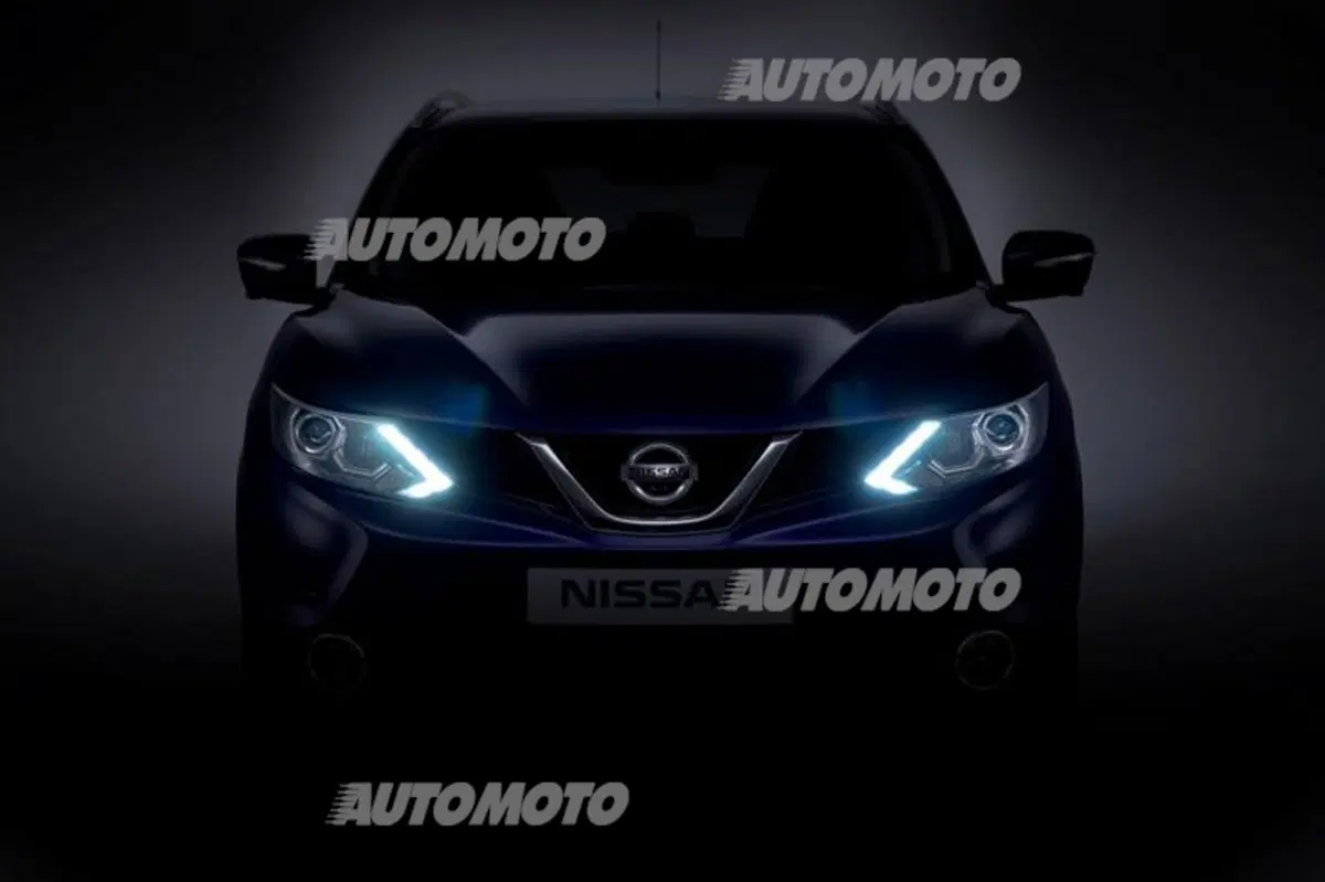 Nuova Nissan Qashqai: svelato il frontale (2)