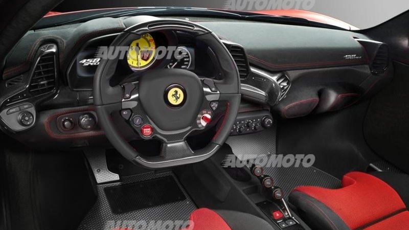 Ferrari 458 Speciale: interni in Alcantara anche per la V8 pi&ugrave; estrema di Maranello