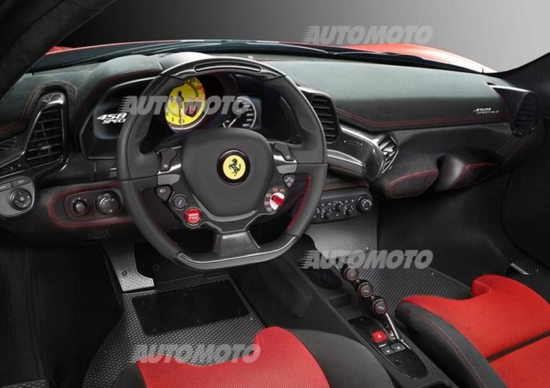 Ferrari 458 Speciale: interni in Alcantara anche per la V8 pi&ugrave; estrema di Maranello