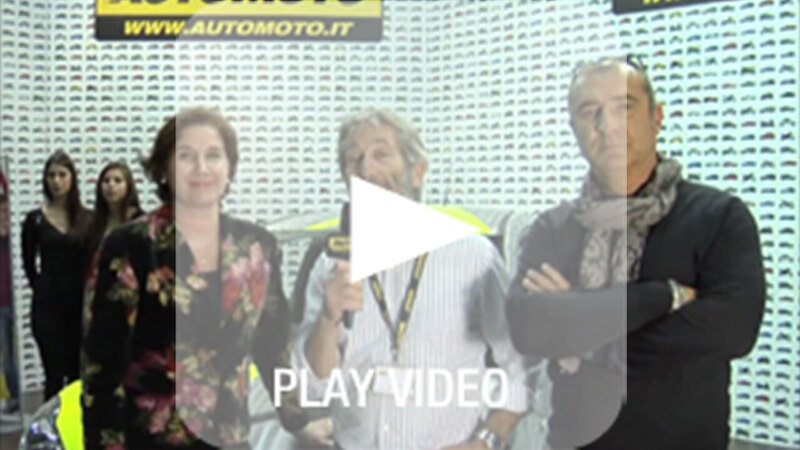 Nico Cereghini, Paola Trotta (Opel), Aldo Drudi e la Adam di Valentino