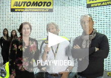 Nico Cereghini, Paola Trotta (Opel), Aldo Drudi e la Adam di Valentino