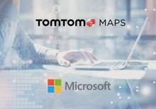 Microsoft e TomTom, intesa per mappe intelligenti