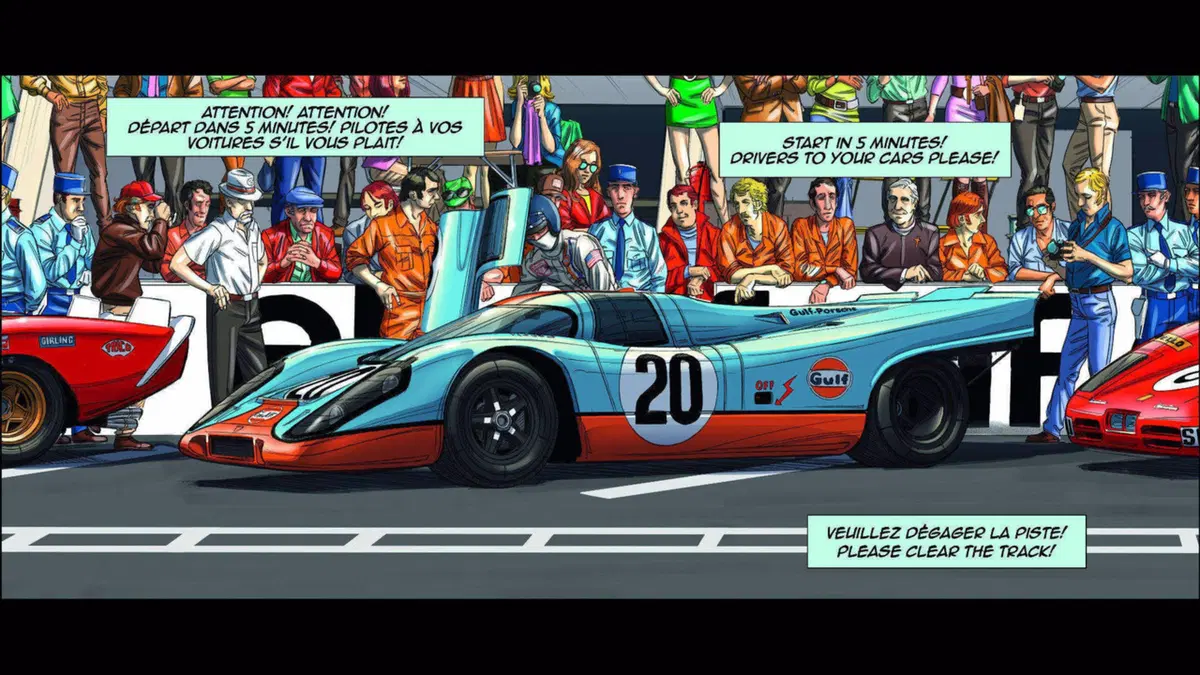 Steve McQueen, una graphic novel celebra "Le 24 Ore di Le Mans" (6)