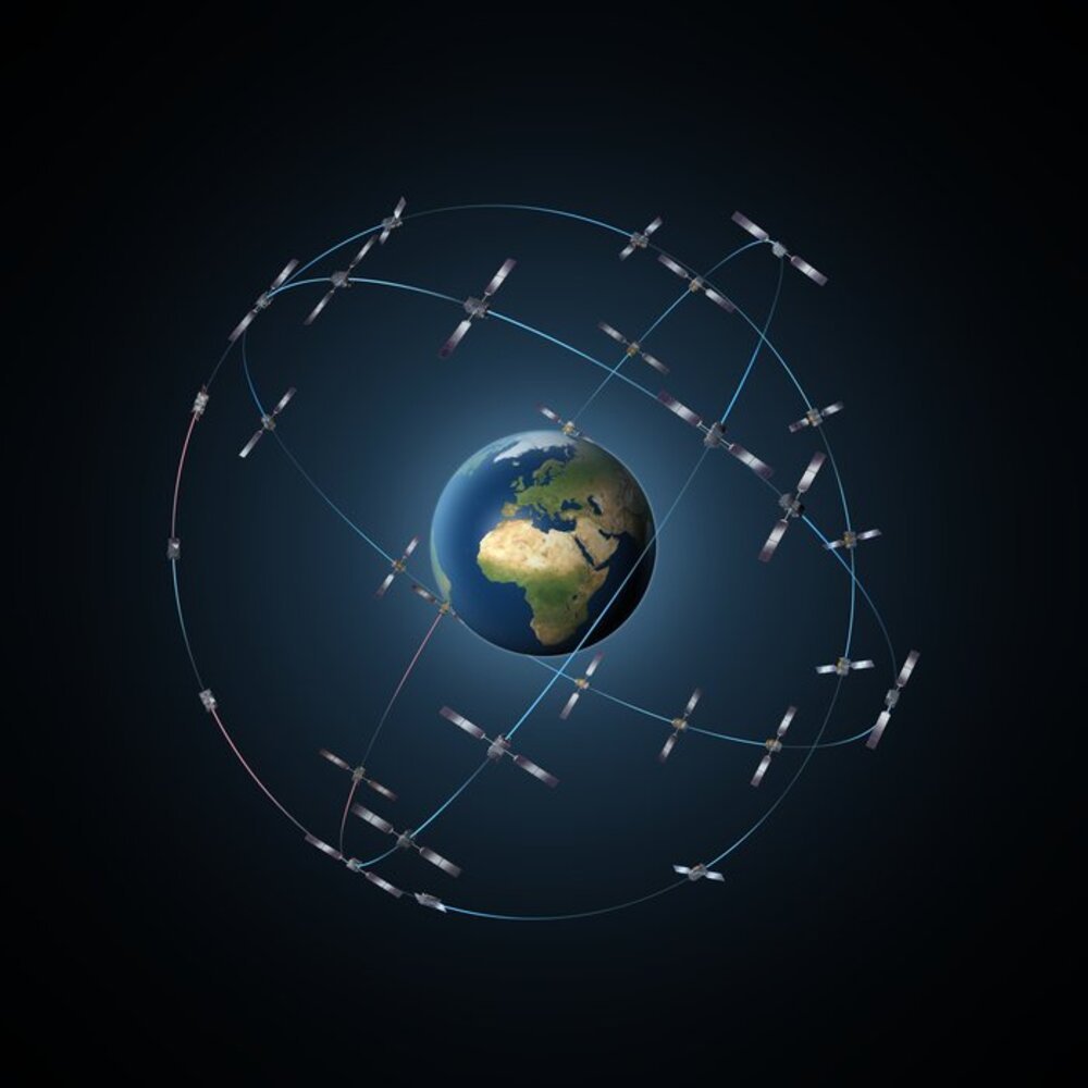La costellazione dei 24 satelliti che compongono il sistema Galileo